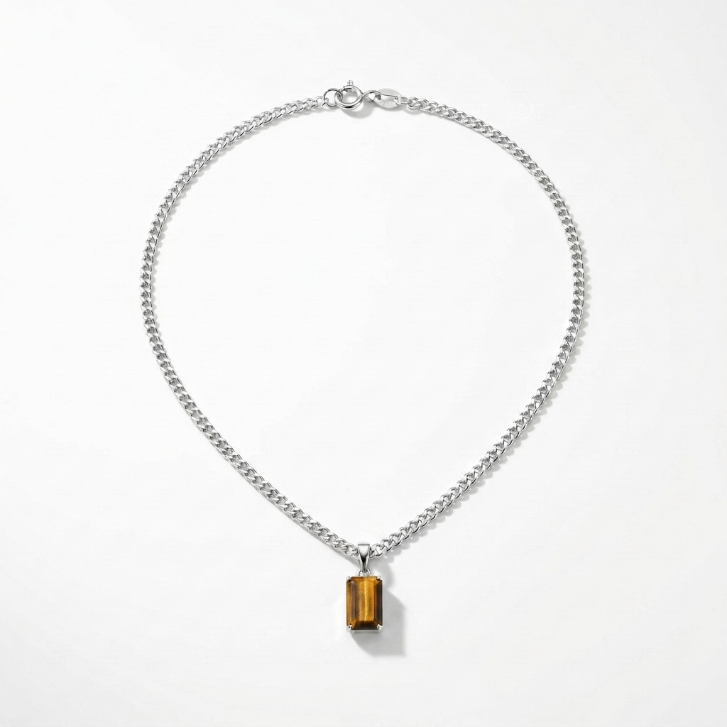 NOIR Geometric Pendant Necklace