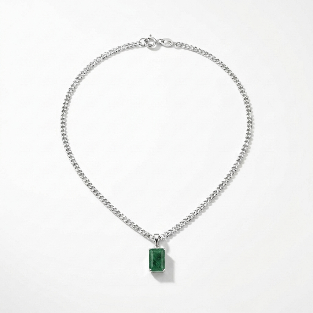 NOIR Geometric Pendant Necklace