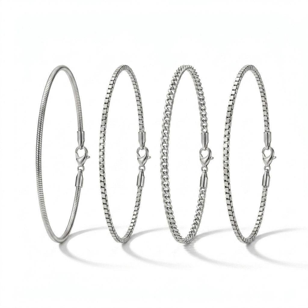 NOIR 4-Piece Bracelet Set