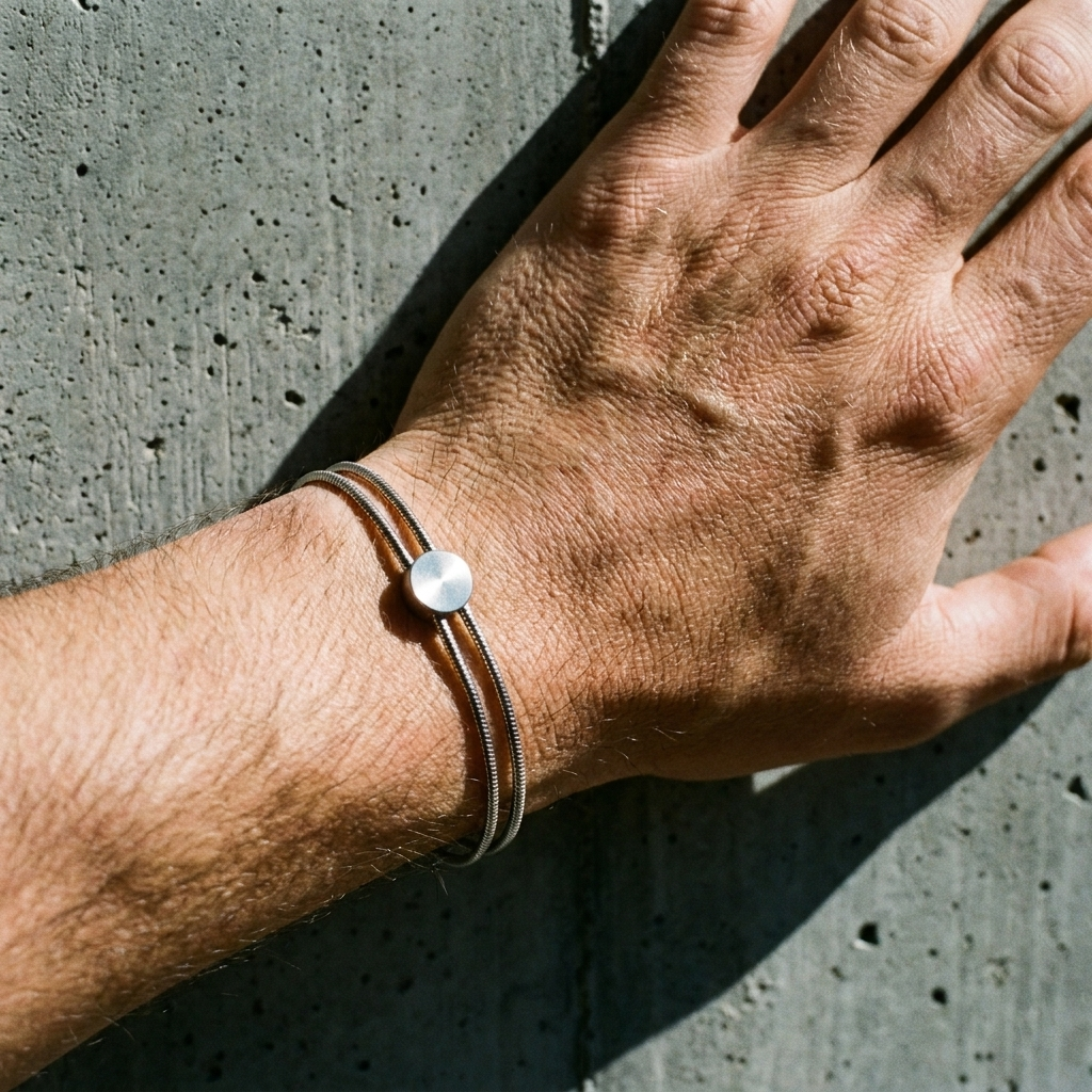 NOIR Snake Chain Bracelet